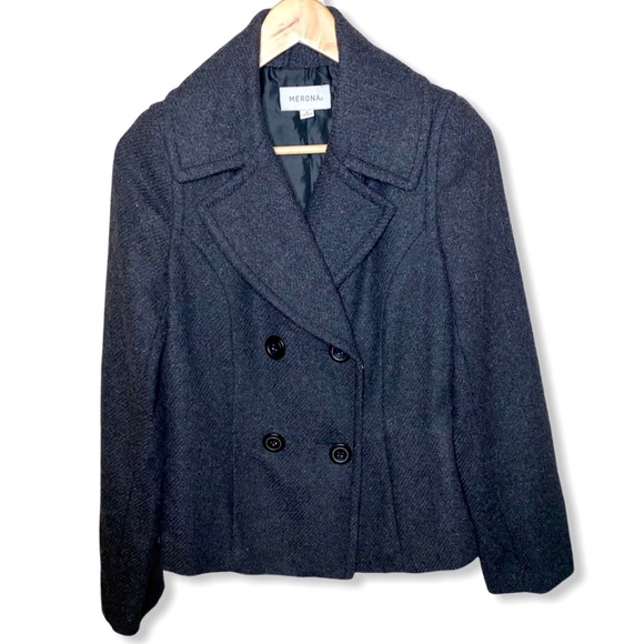 Coats | Merona Wool Peacoat Grey 